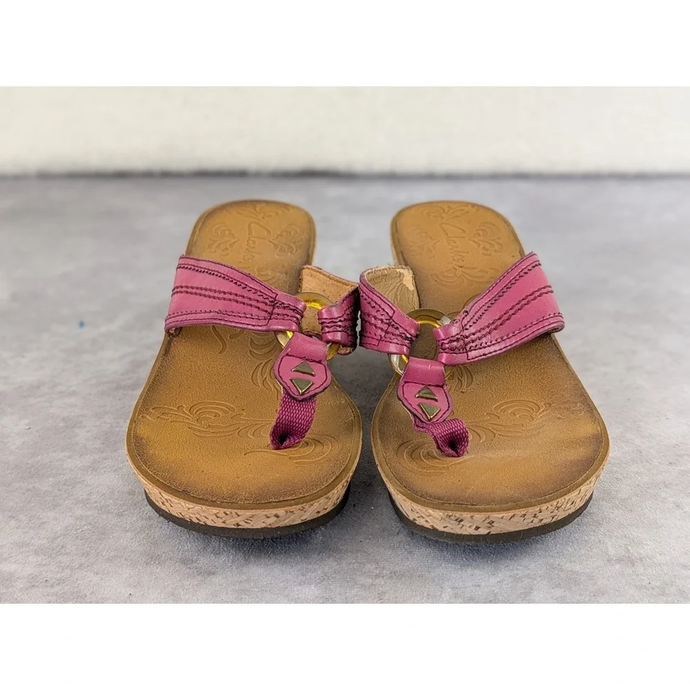 Clarks wedge sandals